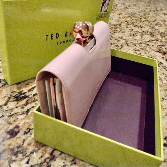 Ted Baker Crystal Bobble Leather Matinee Wallet - Picture 9 of 14